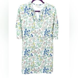 NEW SMITH & QUINN Ruffle Lemon Dress 3/4 Length Sleeves Size XL